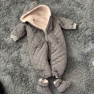 Baby Zara mini collection winter fleece onesie